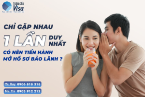 Chỉ gặp nhau 1 lần có nên mở hồ sơ bảo lãnh sang Úc?
