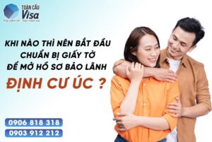 Cần chuẩn bị tối thiểu là 6 tháng trước khi mở hồ sơ chính thức