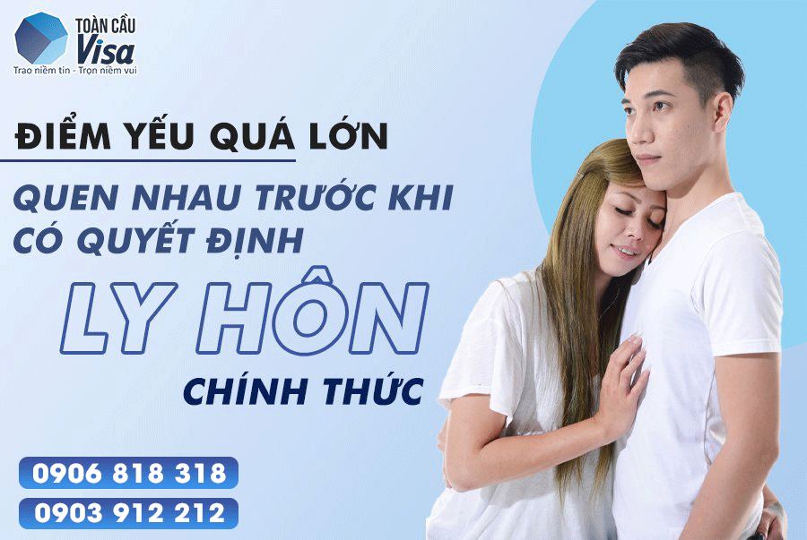 Mối quan hệ phát sinh trước thời điểm ly hôn gây nhiều khó khăn khi mở hồ sơ bảo lãnh