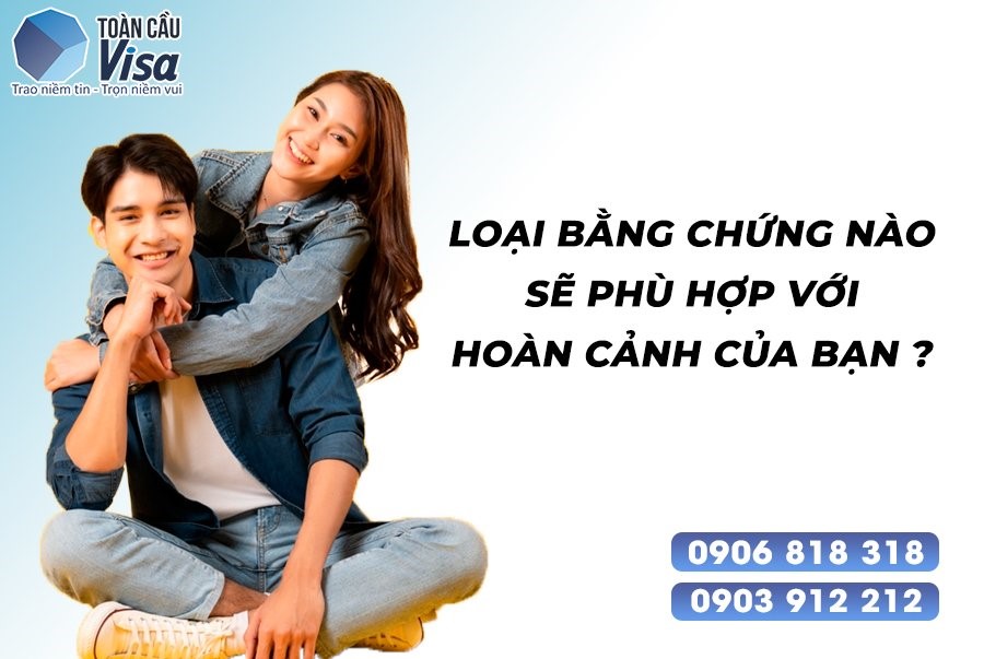 Loại bằng chứng phù hợp nhất là bằng chứng gắn liền với mối quan hệ của bạn